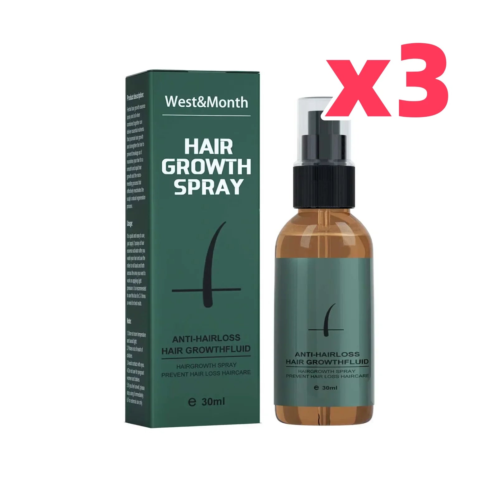 Beard Growth Spray [Refill]